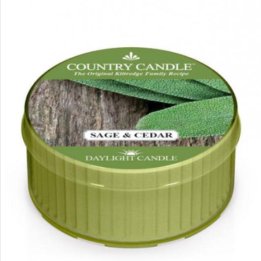  Country Candle - Sage and Cedar - Daylight (35g) Świeca zapachowa